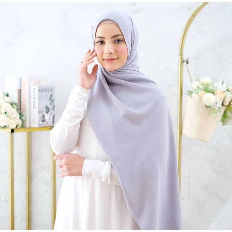 Pashmina cotton crinkle airflow premium shawl / Pashmina airflow cotton crinkle / Pashmina aiflow ka