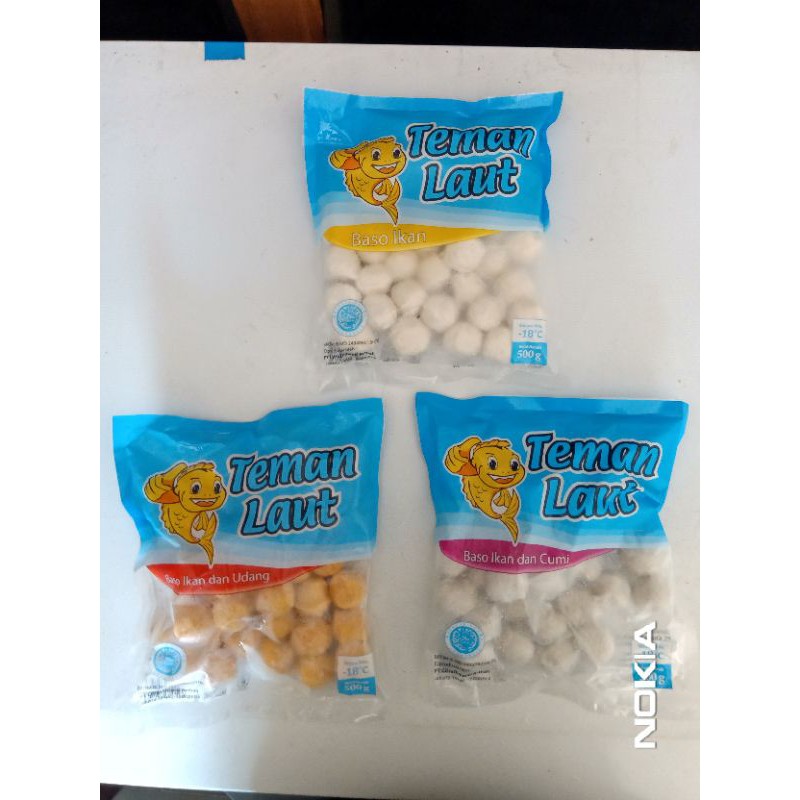 

Teman Laut Bakso (Ikan, Cumi, Udang) 500gram