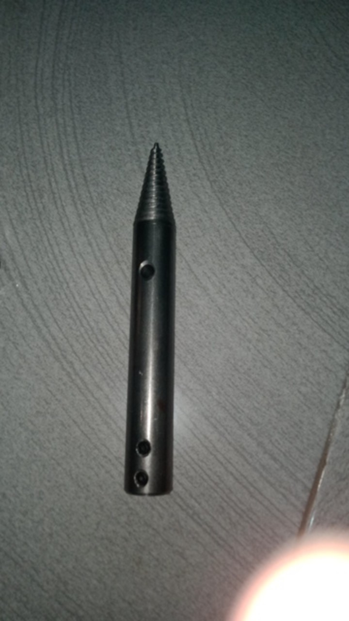 Besi Kerucut Poles Dinamo Pompa Air 12mm As Besar