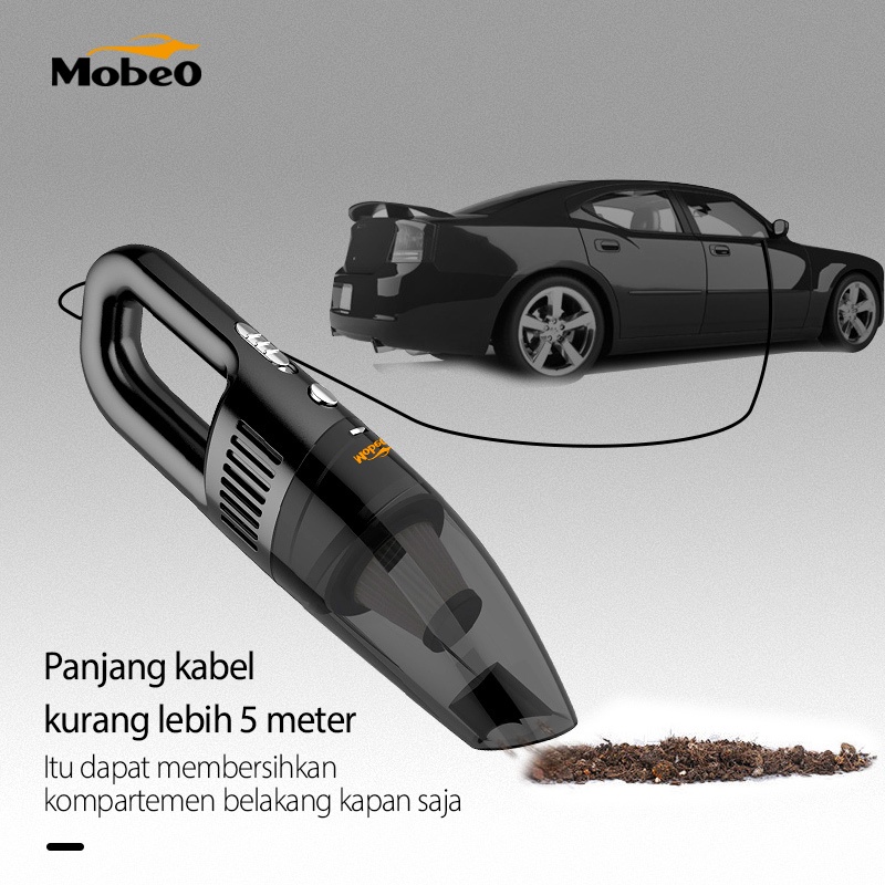 Mobeo Car Vacuum Cleaner Penyedot debu mobil - Hitam