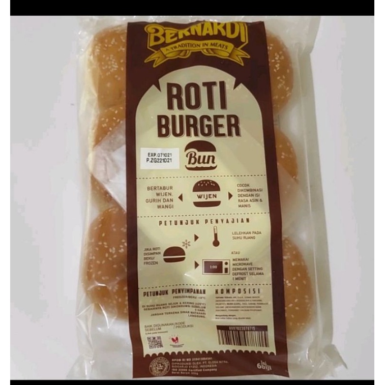 

Bernardi Roti Burger Wijen 6 pcs