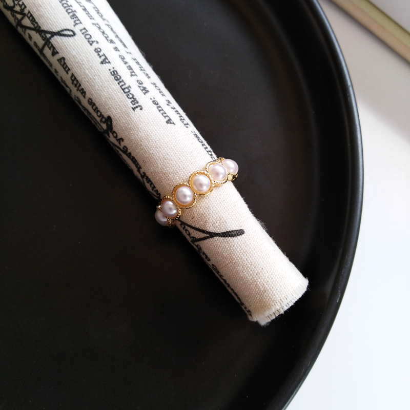 Pearl Ring Simple Fashion Accessories