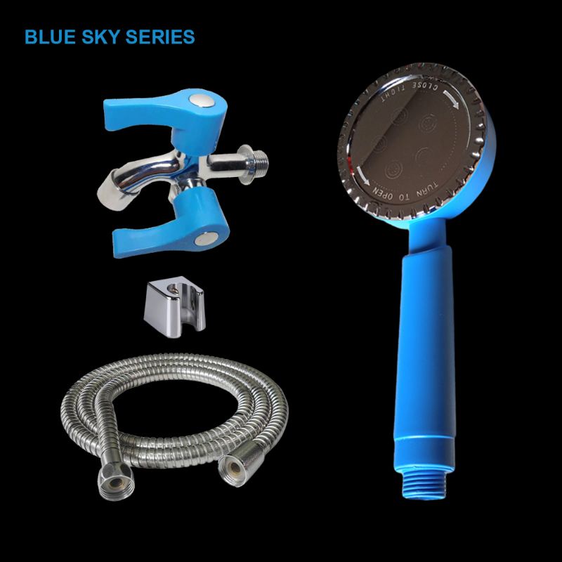 Terbaru Shower Blue Sky Aliran Halus Dan Cepat Paket Shower Kran Komplite