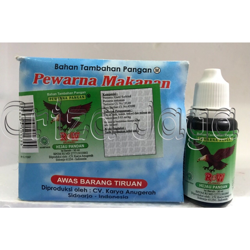 

SUMBO RAJAWALI PEWARNA MAKANAN 35ML
