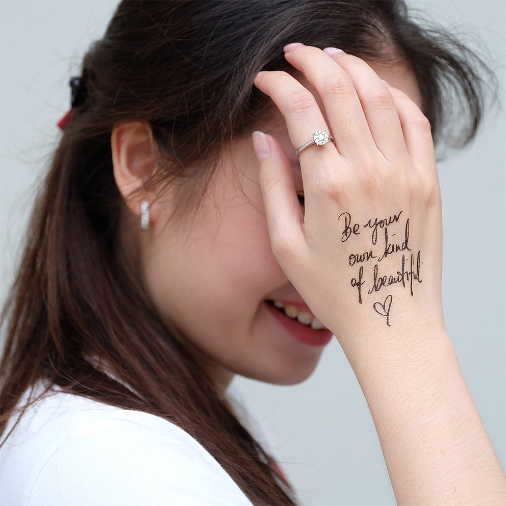 

POTATOO BE YOUR OWN KIND Temporary Tatto Sticker