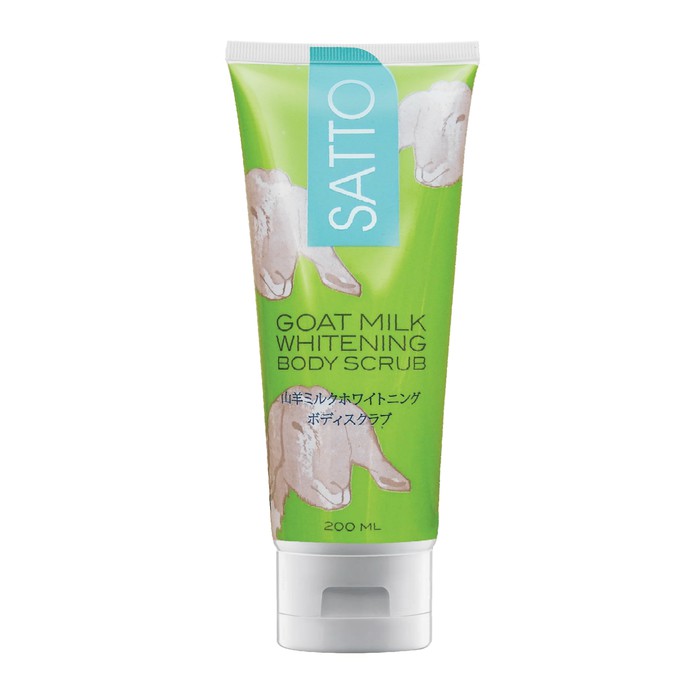Body Scrub Satto Goat Milk Whitening