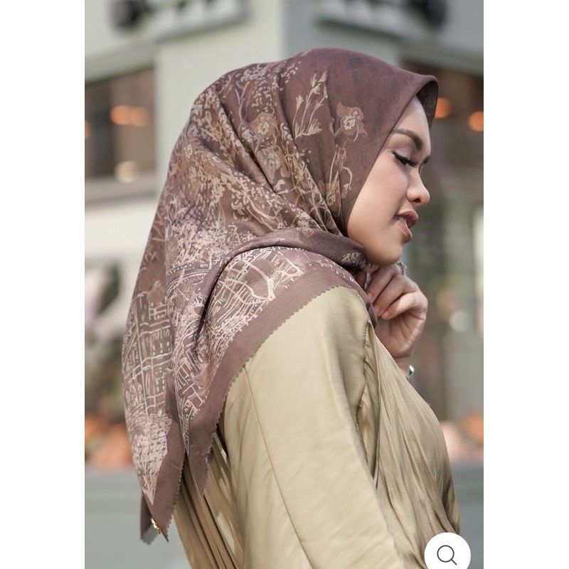 preloved buttonscarves british brown