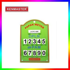 

Papan Plastik Petunjuk Stand Meter PLN / PAM - Kenmaster