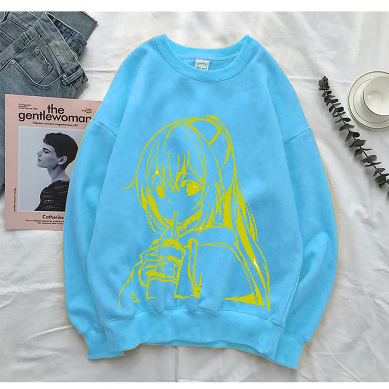 Sweater wanita Anime Boba Crewneck M-XXL