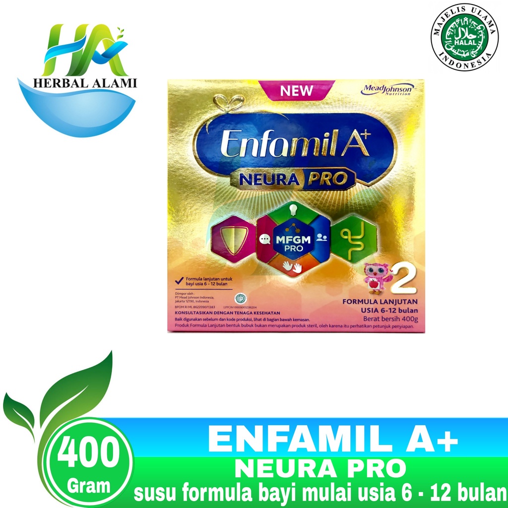 Enfamil A+ 2 Neura Pro 400 gr - Susu Formula Bayi Usia 6 - 12 Bulan