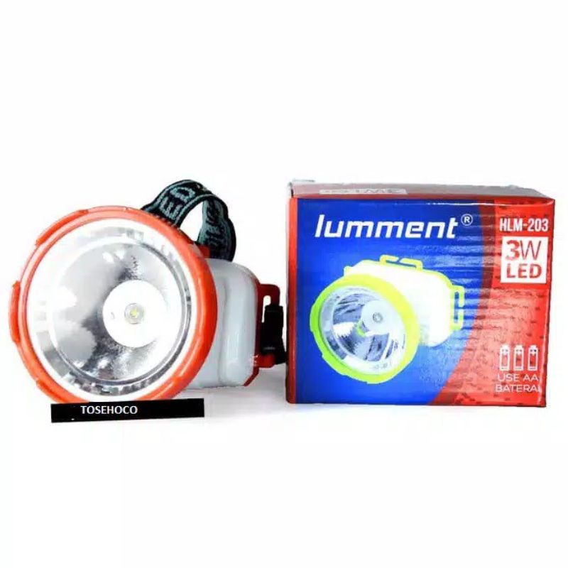 SENTER KEPALA LED UNTUK MEMAMCING DAN BERBURU MALAM HARI