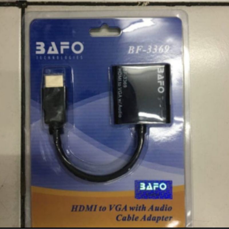 Converter HDMI TO VGA/Converter HDmi To VGA BAFO/Converter Bafo