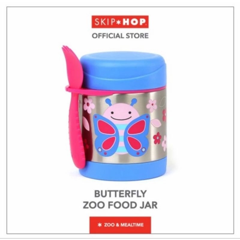 Skip Hop Zoo Food Jar - Kontainer Makanan Hangat &amp; Dingin