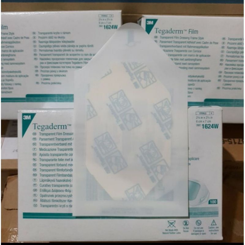 Tegaderm Film 1624 Plester Transparan Anti Air Plester Tahan Air