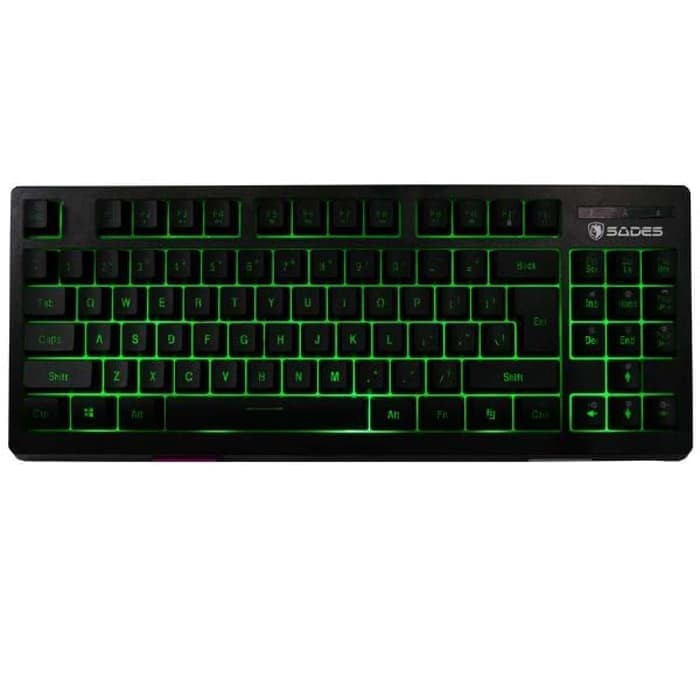 Sades Sabre RGB Membrane TKL Gaming Keyboard