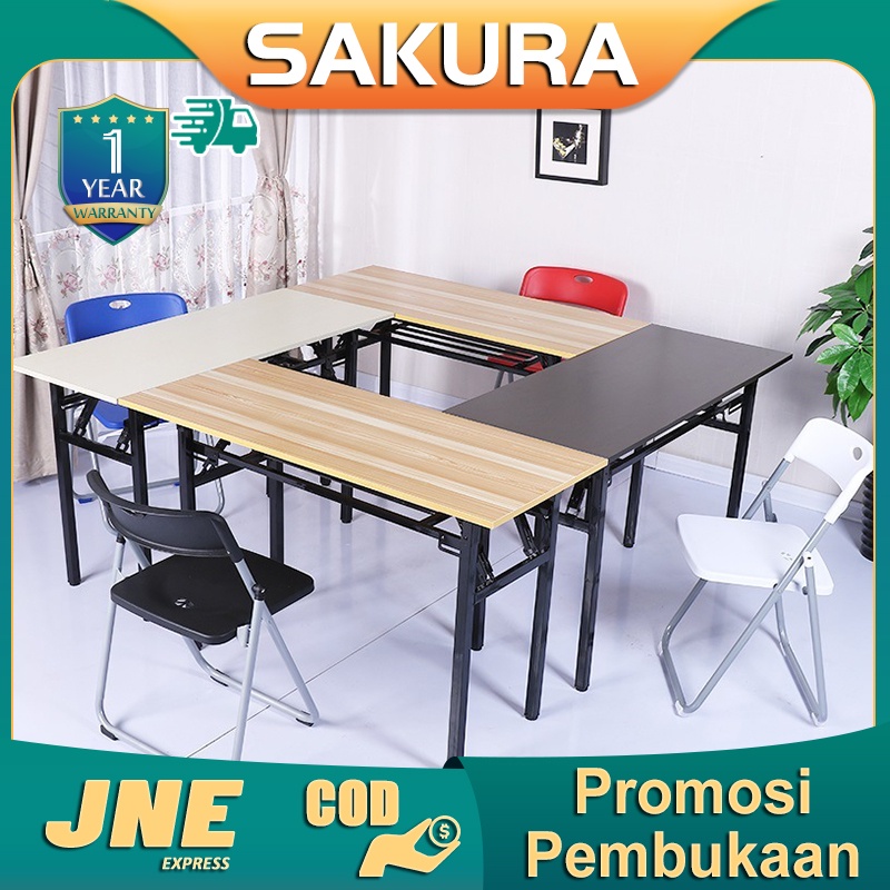 Weyon Sakura Meja lipat/Meja portabel/Meja kantor Meja/Meja kerja/Meja lipat multifungsi/Meja Makan/berkemah di luar ruangan(A155)
