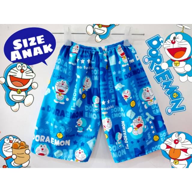  BOLEH PILIH MOTIF DORAEMON TIME  DARK BLUE Celana  