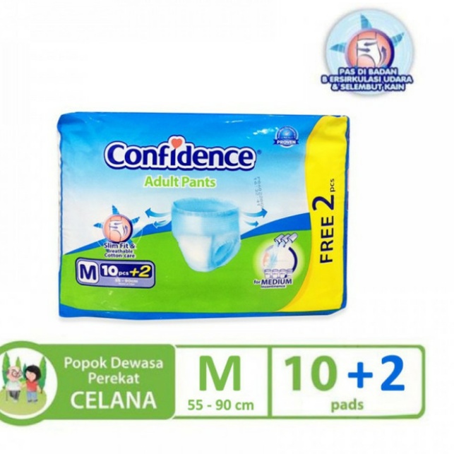 confidence popok dewasa m10+2