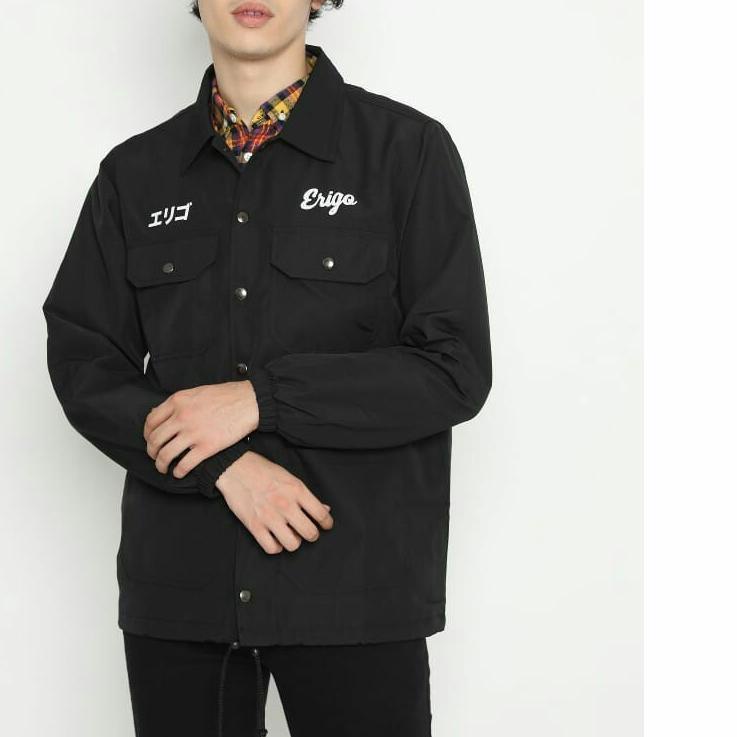 ✳ ERIGO COACH JACKET JAPAN FREE STIKER I JAKET COACH ERIGO I JACKET FUJINKAI I JAKET PARASUT ERIGO J