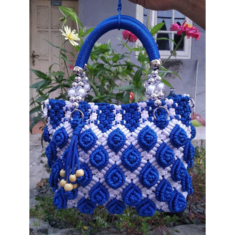 tas tali kur mawar timbul