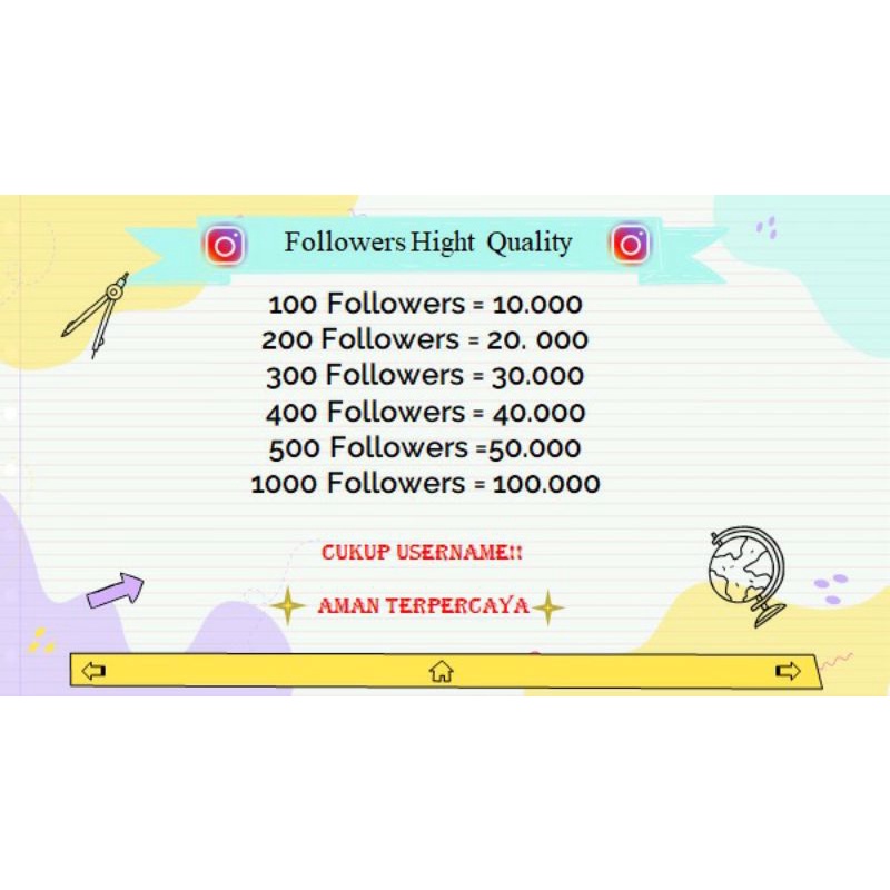 FOLLOWERS IG HIGHT QUALITY LAYANAN AKUN HQ INSTAGRAM