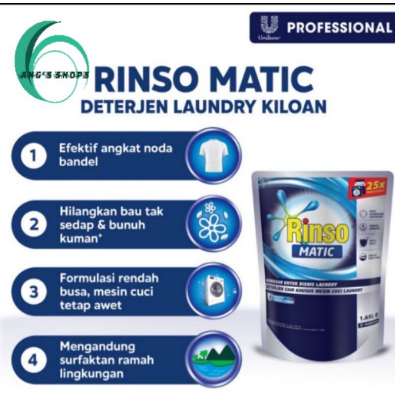 Rinso matic cair 1,65liter