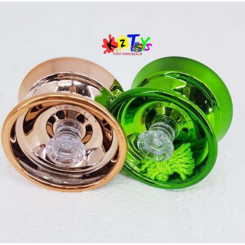 YOYO BESI 3 BEARING CHROME METALIK KANTONG