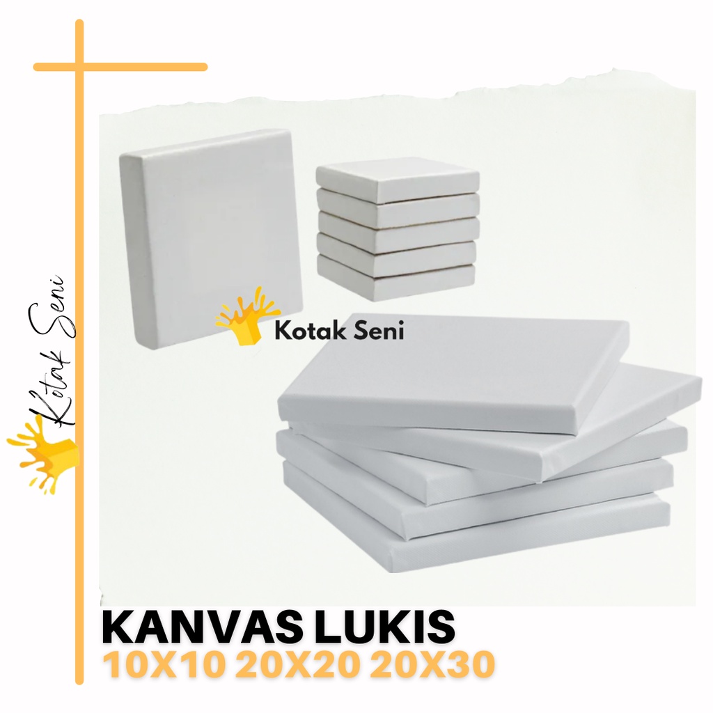 

CANVAS 10x10 20X20 20x30 / Kanvas lukis mini siap pakai berkualitas