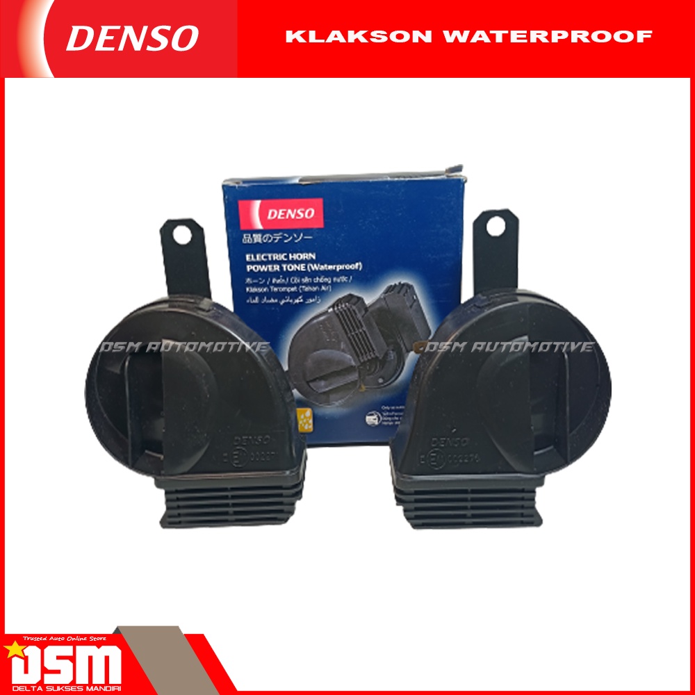 Denso Electric Horn Power Tone - Waterproof / Klakson Keong Mobil motor Waterproof