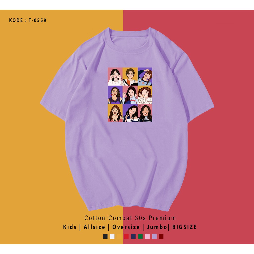 KAOS / T-SHIRT TWICE KPOP BEST SELLER 100% REAL PICTURE / TWICE SIGNAL / UNISEX