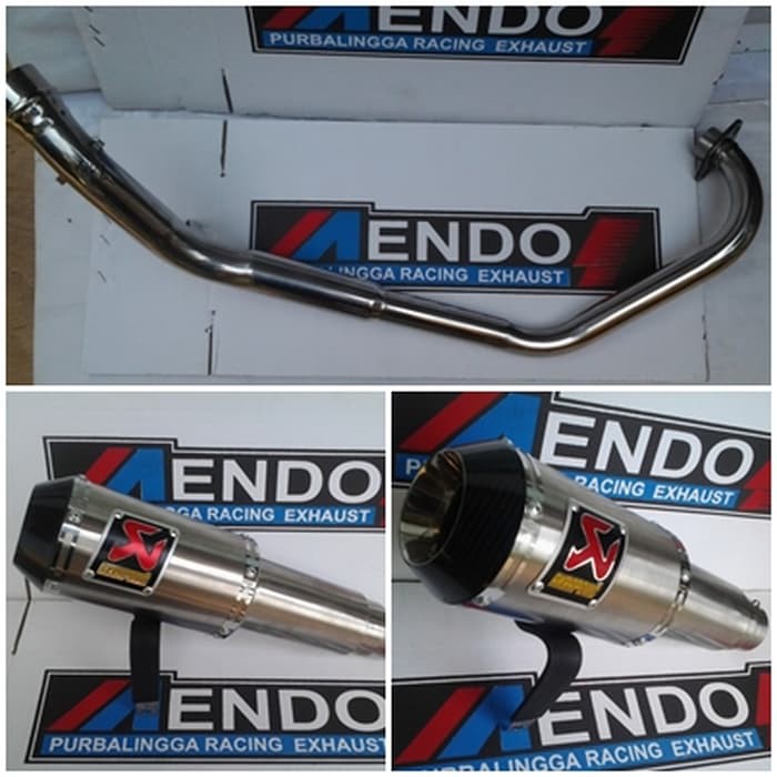 Knalpot Akrapovic Gp M1 untuk Motor Yamaha Jupiter MX 125/135/150