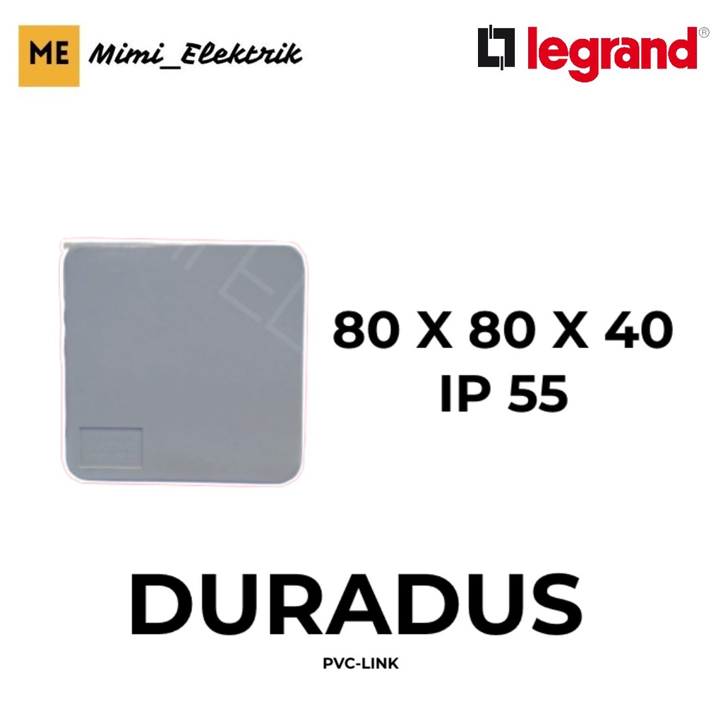 Junction Box Duradus Legrand (8x8x4) IP 55