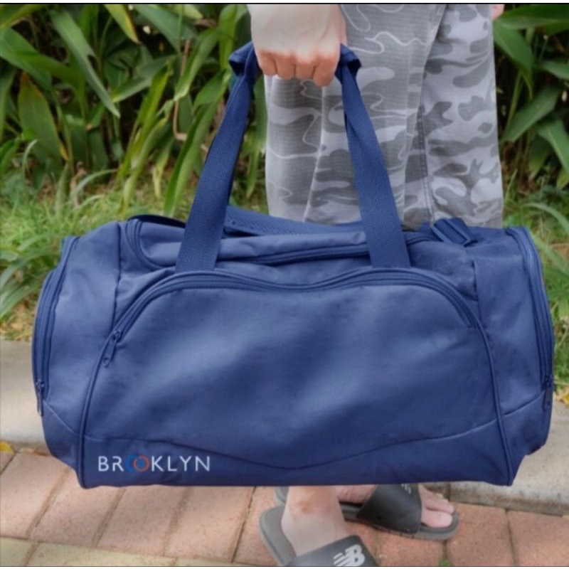 Travel Bag / Gym Bag / Duffle bag / Sport Bag Premium BROOKLYN Navy Blue