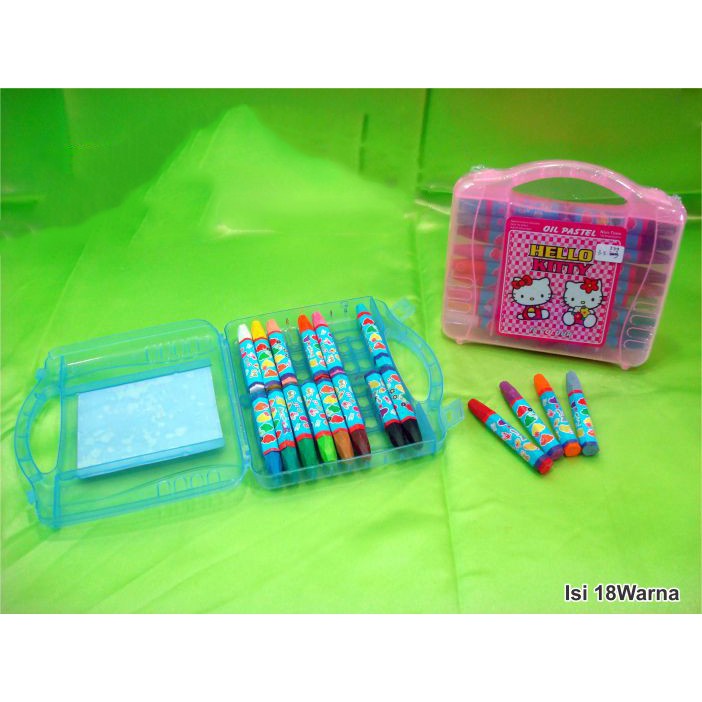 

Crayon Murah 18 warna Krayon 18 Warna Oil pastel 18 Warna