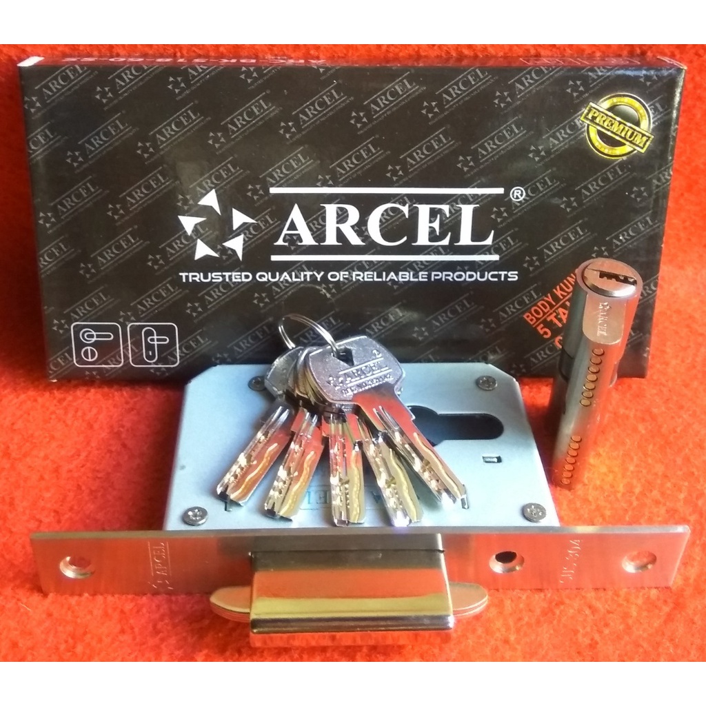 BODY KUNCI PINTU SLIDING ARCEL