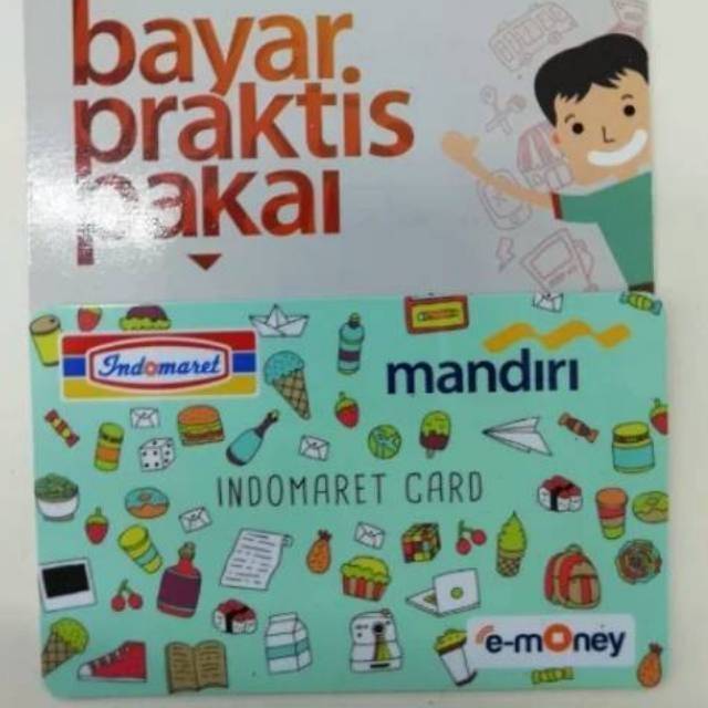 INDOMARET CARD eMONEY design edisi Lama ORI /Like eTOLL Tapcash Flazz or Brizzi