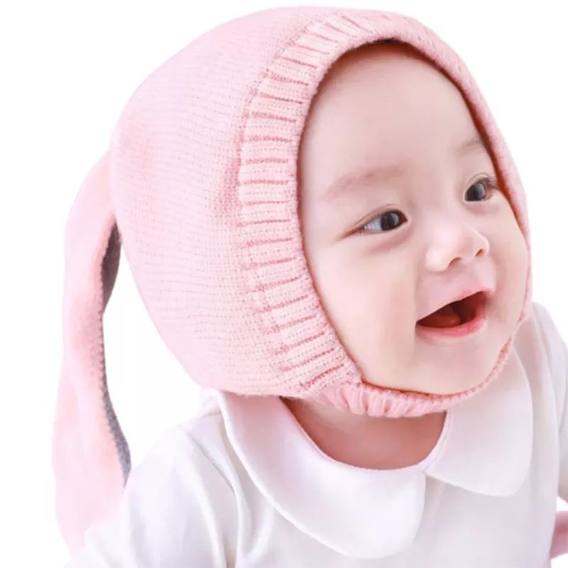 Cute Topi Bayi Rajut Kelinci Lucu Cowok Cewek