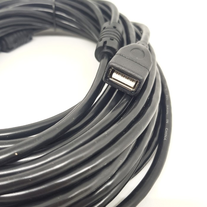 SKU-1067 KABEL USB MALE FEMALE 10M HITAM / PERPANJANGAN USB EXTENSION