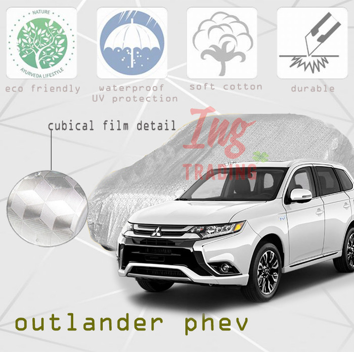 Cover Sarung Mobil OUTLANDER PHEV Waterproof 3 Layer Protection