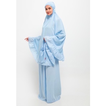 Mukena Tatuis Feshikha Chitra bonus tas Mukena Tatuis Hitam