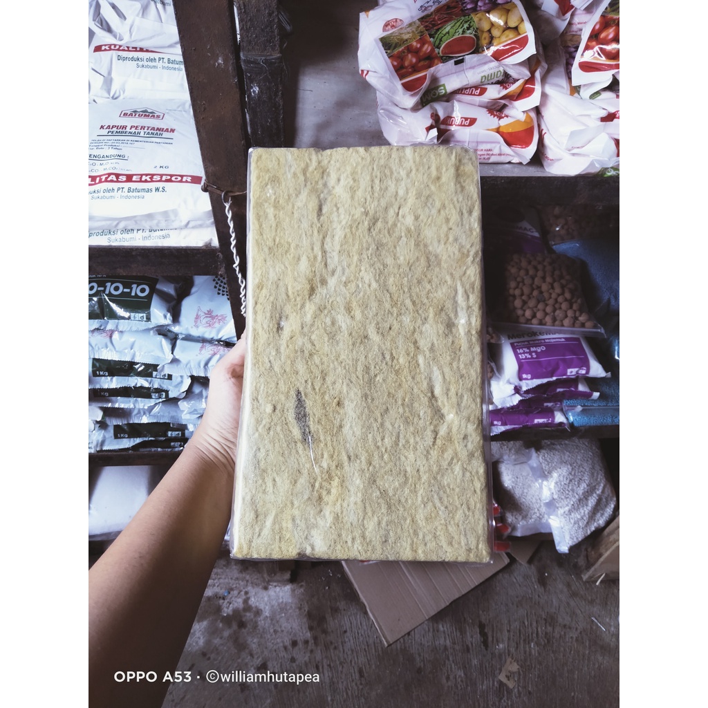 Rockwool Media Tanam Hidroponik