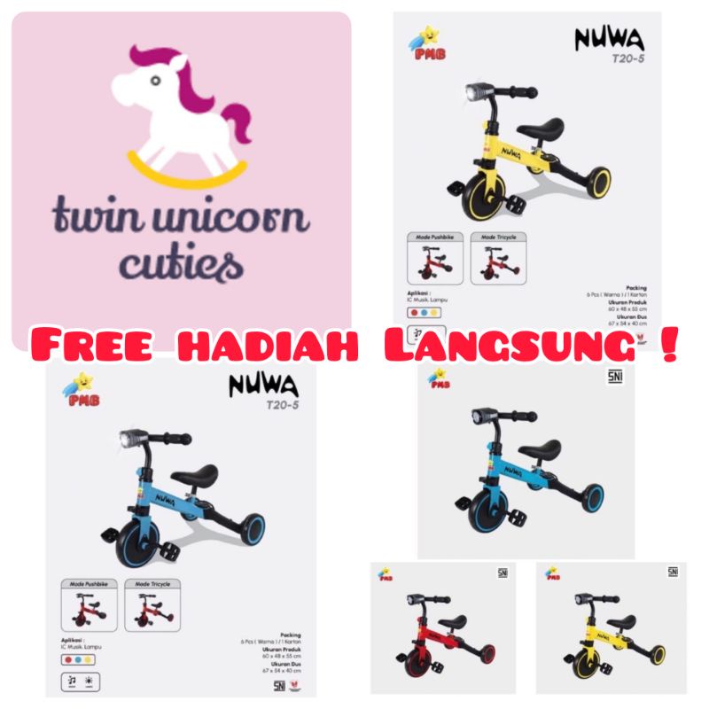 Sepeda Roda Tiga PMB NUWA T20-5
