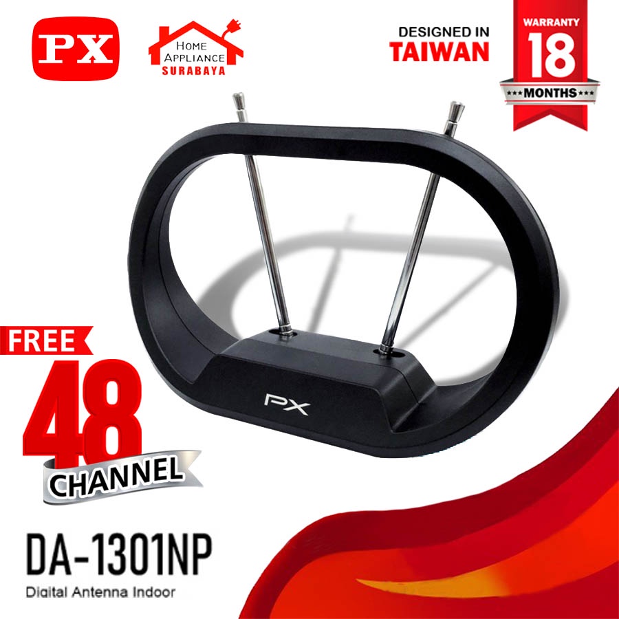 Antena TV Indoor PX DA-1301NP Digital TV DVB-T2 (Garansi 18 Bulan)