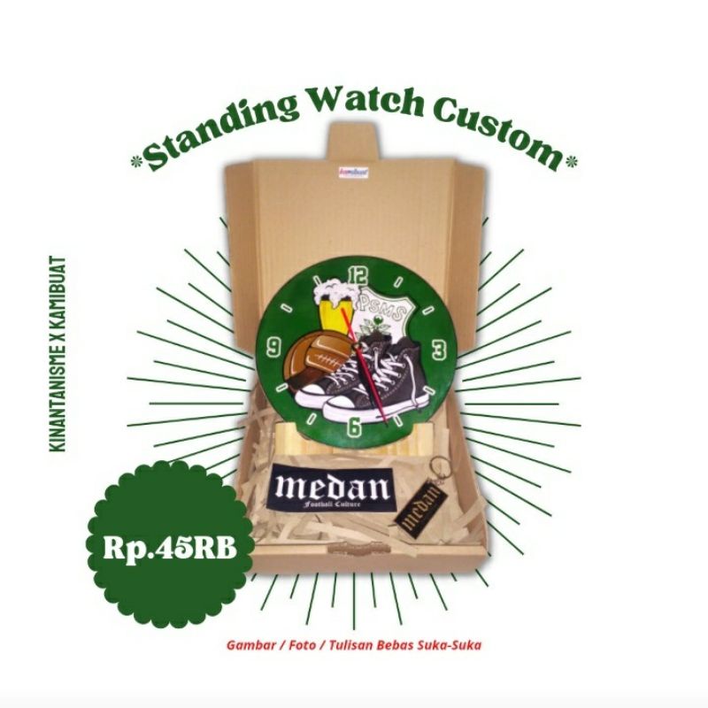 Jam Dinding / Standing Watch Custom
