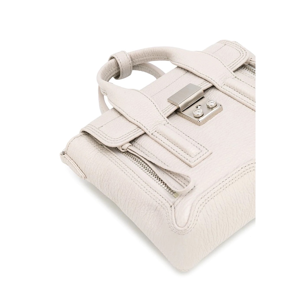 Phillip Lim Mini Pashli Satchel (22 x 17 x 7) - Feather Grey SHW