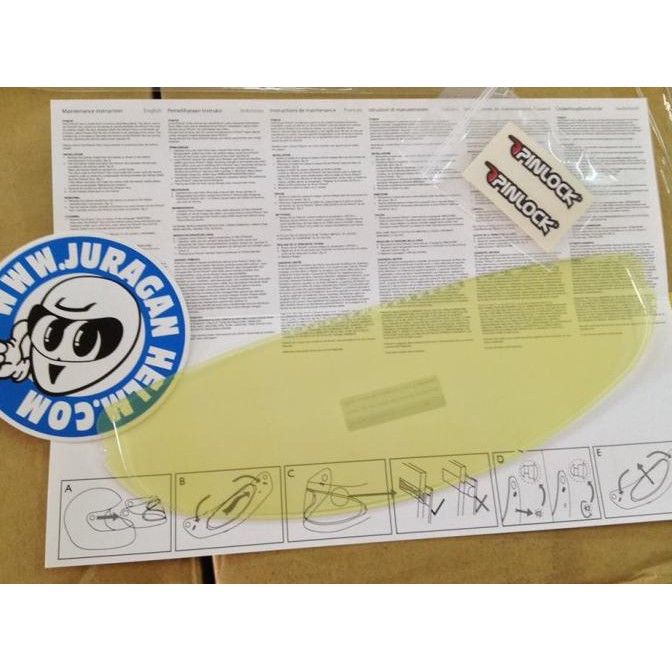 [[BISA COD]] Pinlock untuk Helm KBC V / VR/ VR4R