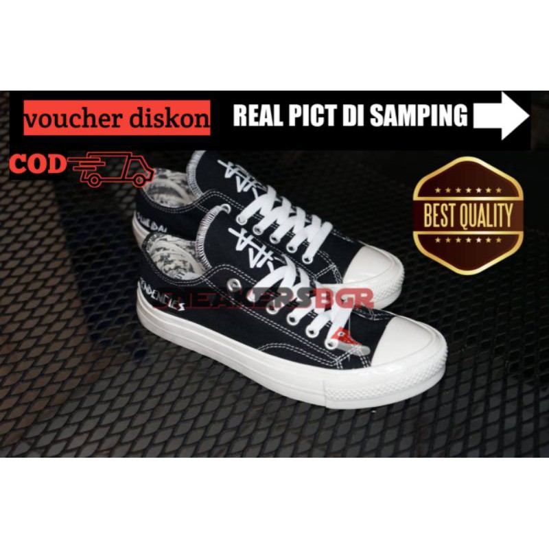 CONVERSE 70s LOW SUICIDAL TENDENCIES BLACK WHITE