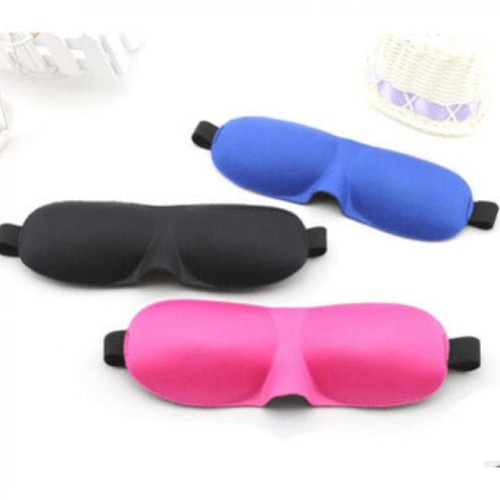 Penutup Mata Tidur 3D Sleep Mask Eye Mask Travel Masker Pelelap Tidur insomnia Soft Sleeping Googles Kacamata Tidur - Warna