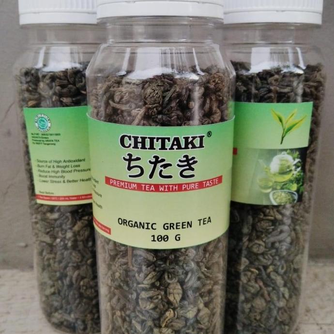 

[COD] Chitaki Organic Green Tea Premium Quality Teh Hijau 100 gram [COD]