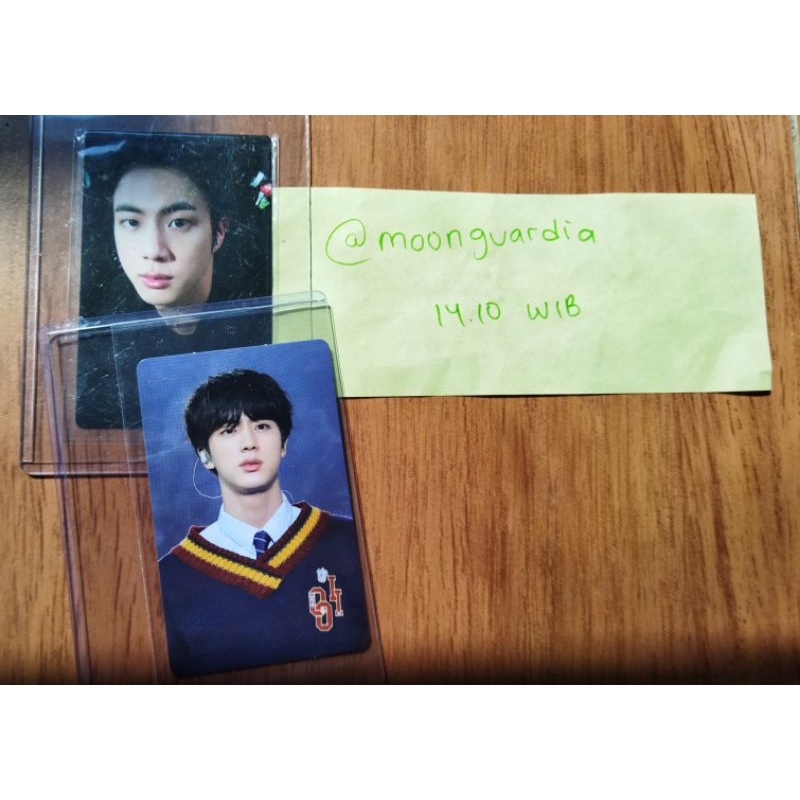 BTS PHOTOCARD JIN FM 4 & 5 Booked